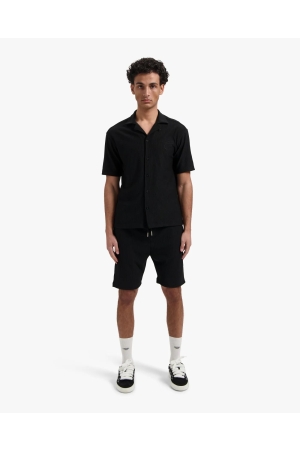 Croyez Homme Croyez Homme ribbed shirt cr1-ss25-25 Overhemd 900 black