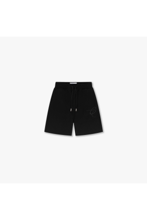 Croyez Homme Croyez Homme ribbed shorts cr1-ss25-29 Korte broeken 900 black