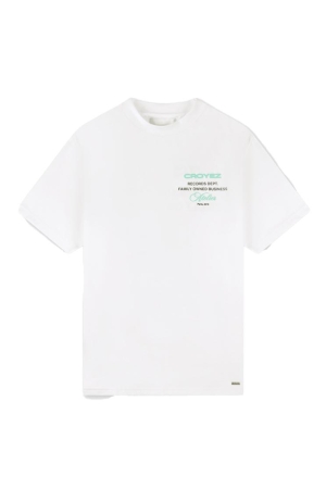 Croyez Homme Croyez Homme records t-shirt cr2-ss25-25 Print T-shirts 100 white
