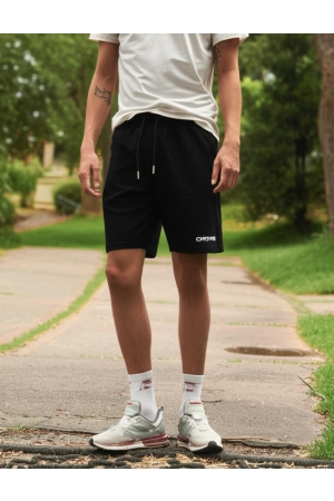 Croyez Homme Croyez Homme heavyweight logo shorts cr2-ss25-27 Korte broeken 900 black