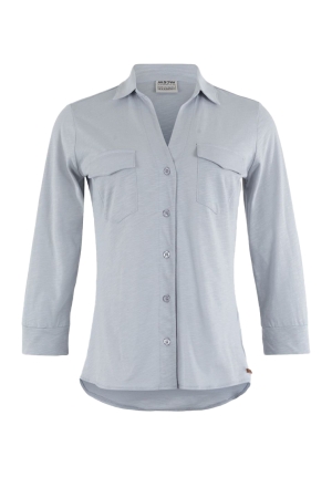 Moscow Moscow 71-04-twilight-3 Blouse 262-1 grey blue solid