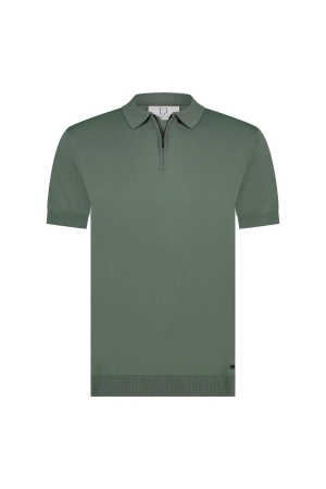 BORN WITH APPETITE BORN WITH APPETITE dan knitted polo Poloshirts 942 steel