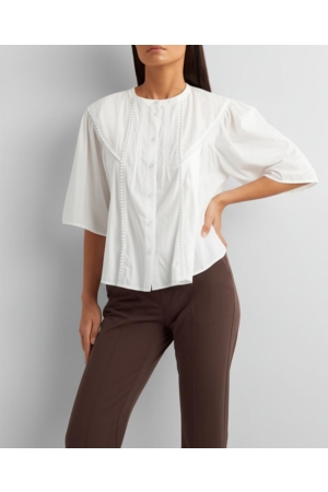 MSCH Copenhagen MSCH Copenhagen mschethelyn 2 4 shirt Blouse bright white