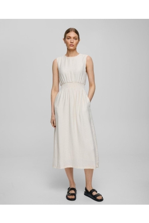 MSCH Copenhagen MSCH Copenhagen mschdisa sl dress Lange Jurken sand melange