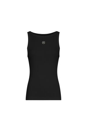MSCH Copenhagen MSCH Copenhagen mschgubbe rasmia icon sl top Tops en Singlets black b white