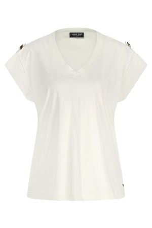 LADY DAY LADY DAY sydney l21.375.2407 T-shirt Korte mouw off white