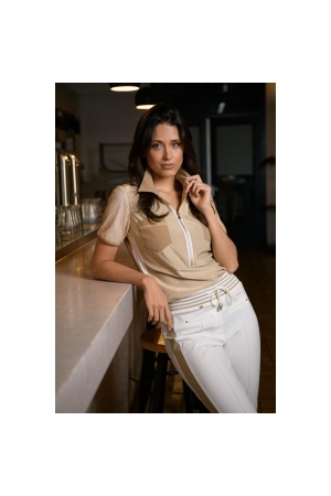 ZIP73 ZIP73 polo mesh z25/127/02/710 Poloshirts 710 gold