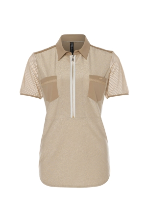 ZIP73 ZIP73 polo mesh z25/127/02/710 Poloshirts 710 gold