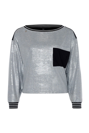 ZIP73 ZIP73 sweater z25/222/01/040 Sweater 040 silver