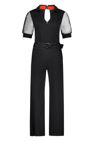 ZIP73 ZIP73 jumpsuit mesh z25/829/01/001 Jumpsuit 001 black