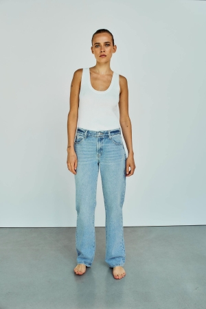 WithBlack WithBlack wblbrooke mw boyfriend  jeans Loose fit blue spring