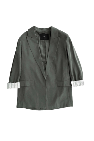 WithBlack WithBlack wblmaya tailored blazer Blazers suns grey