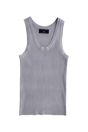 WithBlack WithBlack wbllewis tank top Tops en Singlets light grey