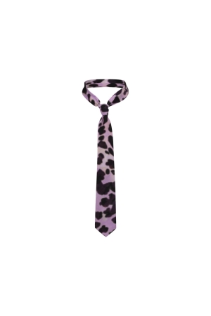 Studio Anneloes Studio Anneloes satin animal tie 12316 Stropdas 5790 lila/black