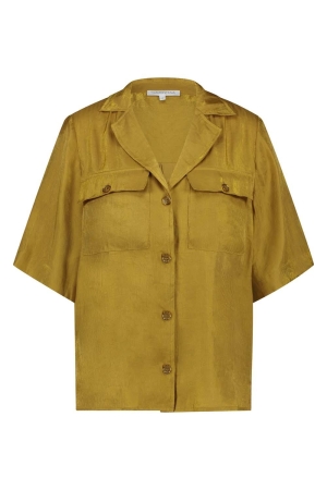 Tramontana Tramontana shimmer blouse c16-16-301 Blouse 002930 bronzemist