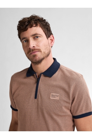 Petrol Petrol men polo short sleeve m-1050-pol907 Poloshirts 7143 sandal wood