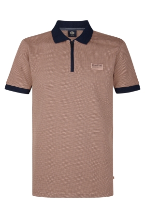 Petrol Petrol men polo short sleeve m-1050-pol907 Poloshirts 7143 sandal wood