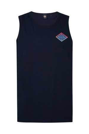 Petrol Petrol men singlet r-neck m-1050-slr753 Tanktops 5178 navy blue