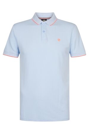 Petrol Petrol men polo short sleeve m-ros-pol003 Poloshirts 5196 sky
