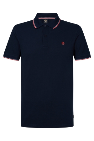 Petrol Petrol men polo short sleeve m-ros-pol003 Poloshirts 5178 navy blue