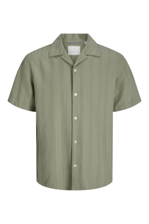Jack & Jones Jack & Jones jprccmontana dobby resort s/s shirt sn Overhemd dried sage