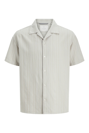 Jack & Jones Jack & Jones jprccmontana dobby resort s/s shirt sn Overhemd silver lining