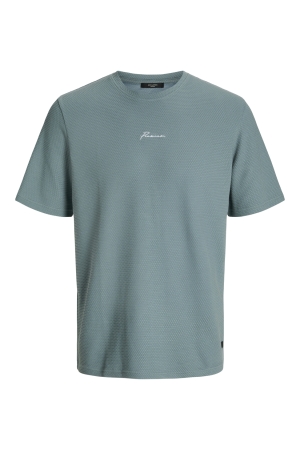 Jack & Jones Jack & Jones jprblafranco ss tee crew neck ln Print T-shirts stormy sea