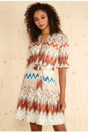 K-Design K-Design jurk met design a122 Jurk p914