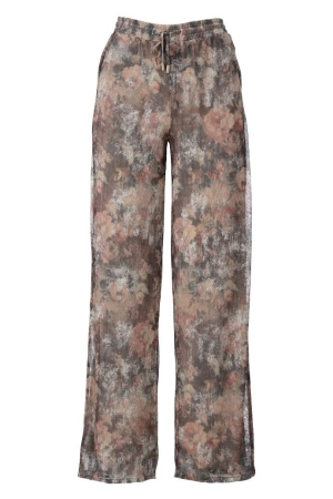 K-Design K-Design broek met lurex design a250 Broek p974