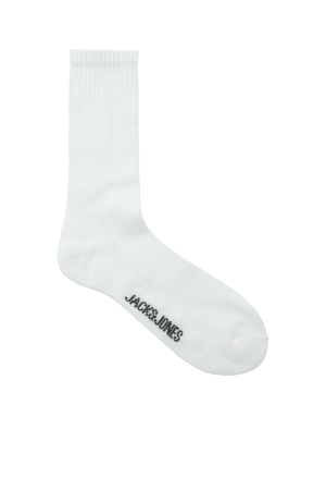 Jack & Jones Jack & Jones jacregen tennis sock 5 pack noos Sokken white white