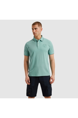 PME Legend PME Legend ppss2504867 stretch pique package Poloshirts 5149 cameo blue