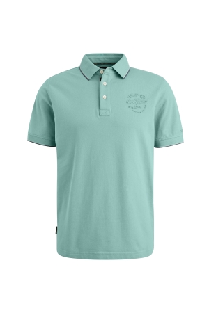 PME Legend PME Legend ppss2504867 stretch pique package Poloshirts 5149 cameo blue