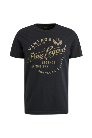 PME Legend PME Legend ptss2504596 single jersey package Print T-shirts 5281 salute
