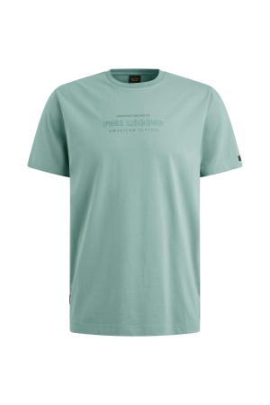 PME Legend PME Legend ptss2505570 cotton elastan jersey Print T-shirts 5149 cameo blue