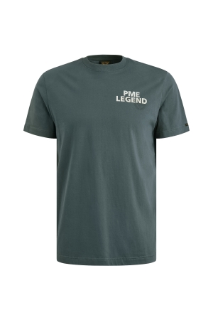 PME Legend PME Legend ptss2505571 single jersey Print T-shirts 9076 dark slate