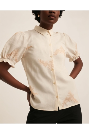 Geisha Geisha blouse 53464-20 Blouse 10 off-white/sand
