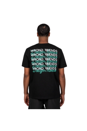 Wrong Friends Wrong Friends herrero t-shirt wf1085 Print T-shirts black