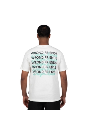 Wrong Friends Wrong Friends herrero t-shirt wf1085 Print T-shirts coconut white