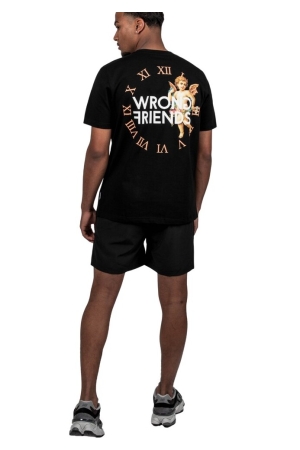 Wrong Friends Wrong Friends rome t-shirt wf1086 Print T-shirts black