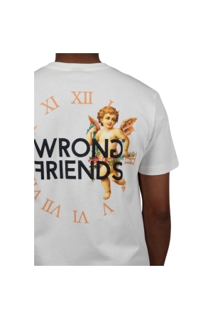 Wrong Friends Wrong Friends rome t-shirt wf1086 Print T-shirts coconut white