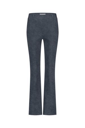 Studio Anneloes Studio Anneloes flair bonded denim trousers 12425 Flared 9000 black