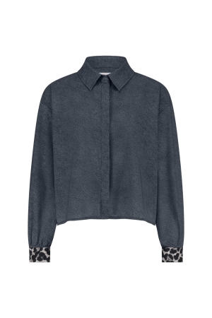 Studio Anneloes Studio Anneloes dyanna denim blouse 12432 Blouse 9000 black