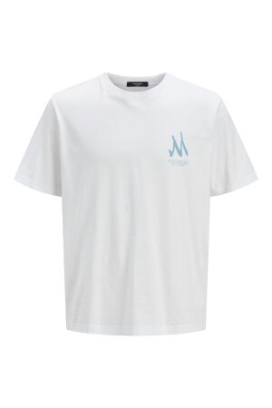 Jack & Jones Jack & Jones jprblaapoh graphic tee Print T-shirts bright white