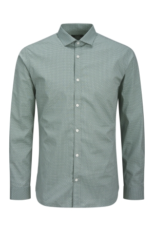 Jack & Jones Jack & Jones jprblablackpool print l/s shirt sn Overhemd stormy sea