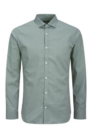 Jack & Jones Jack & Jones jprblablackpool print l/s shirt sn Overhemd stormy sea
