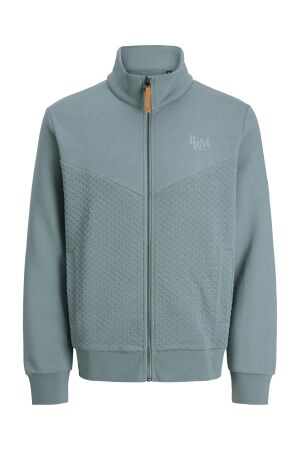Jack & Jones Jack & Jones jprblufrankie sweat zip high neck Vest stormy sea