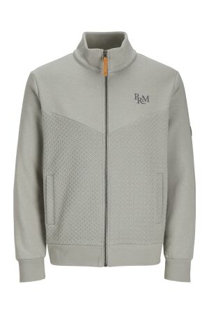 Jack & Jones Jack & Jones jprblufrankie sweat zip high neck Vest ghost gray