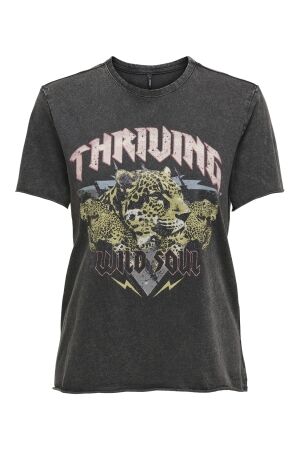 Only Only onllucy life reg s/s top box jrs T-shirt Korte mouw black thriving refined