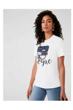 Only Only onlemma life reg s/s lady top box jrs T-shirt Korte mouw bright white bag