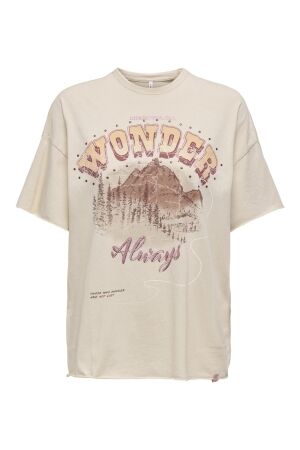 Only Only onllucy life s/s mountain top box jrs T-shirt Korte mouw pumice stone boho wonder